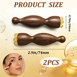 Gua Sha Facial Tool, Compact Lightweight Accessory for Travel and Daily Use - TOMULE Sheep Horn Eye Hypoallergenic