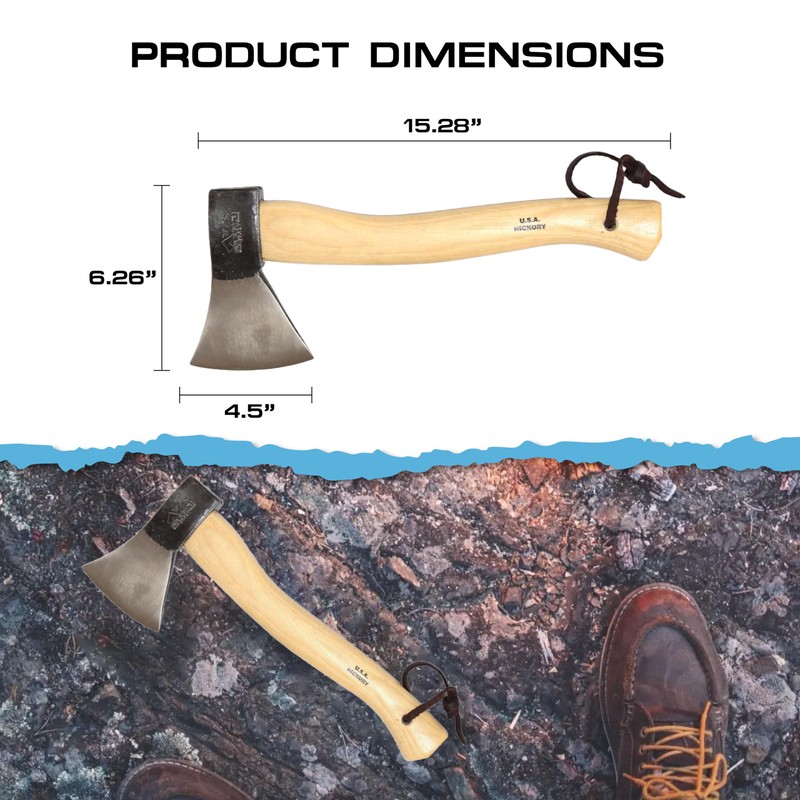 Prandi German Style Hatchet Traditional Line - 3.003.06.TH - 15.28"