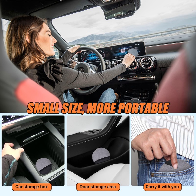 ElekTonny Toallitas de visualización táctil para coche, limpieza de visualización