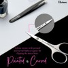 Midlion - Tijeras para cutículas de acero inoxidable multiusos para