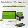 4.3 Inch Digital Microscope, Koolertron HD 1200X, 1080P IPS Screen