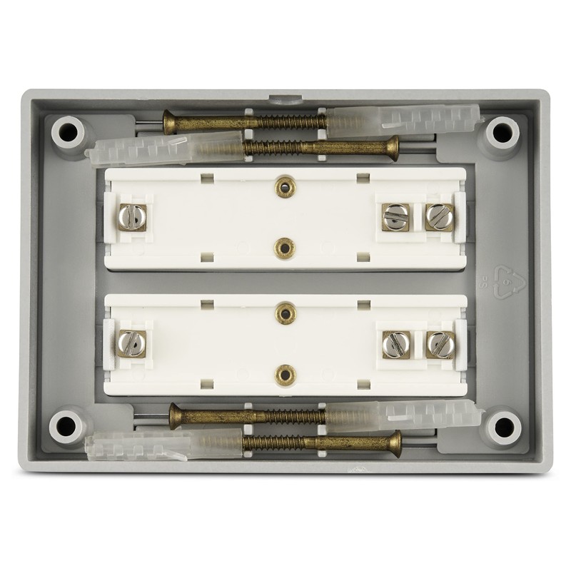 REV Doorbell - 2-Way Bell Plate with Sign, Illuminable, Silver