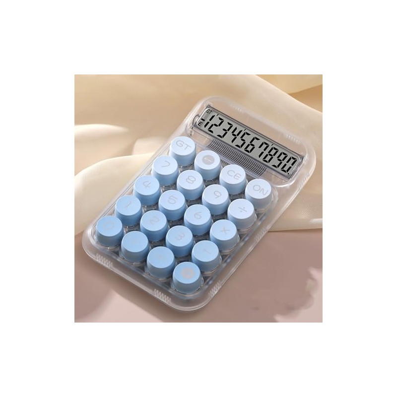 1-Pack Mechanical Switch Calculator with 10 Digits Large LCD Display,