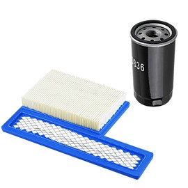 HPENP 122-0836 Oil Filter 140-3116 Air Filter for Cummins Onan 5500 4000 RV Generators HGJAA HGJAB HGJAC Replaces Oil Filter OEM#122-0836 01220836 B7238 84398-Oil Change Kit