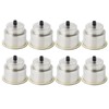 NovelBee 10pcs Stainless Steel Cup Drink Holder with Drain for