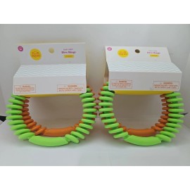 Sun Squad EASY GRIP DIVING RINGS SET OF 4 GREEN & ORANGE