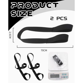 WUNZILO 2 Pack Skate Straps, Skate Storage Straps, Snowboard Straps, Yoga Mat Straps, Ski Boot Straps for Storing Skates, Yoga Mats and Other Equipment