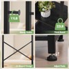 ELYKEN Coat Rack Freestanding, Hall Tree with 3 Storage Shelves