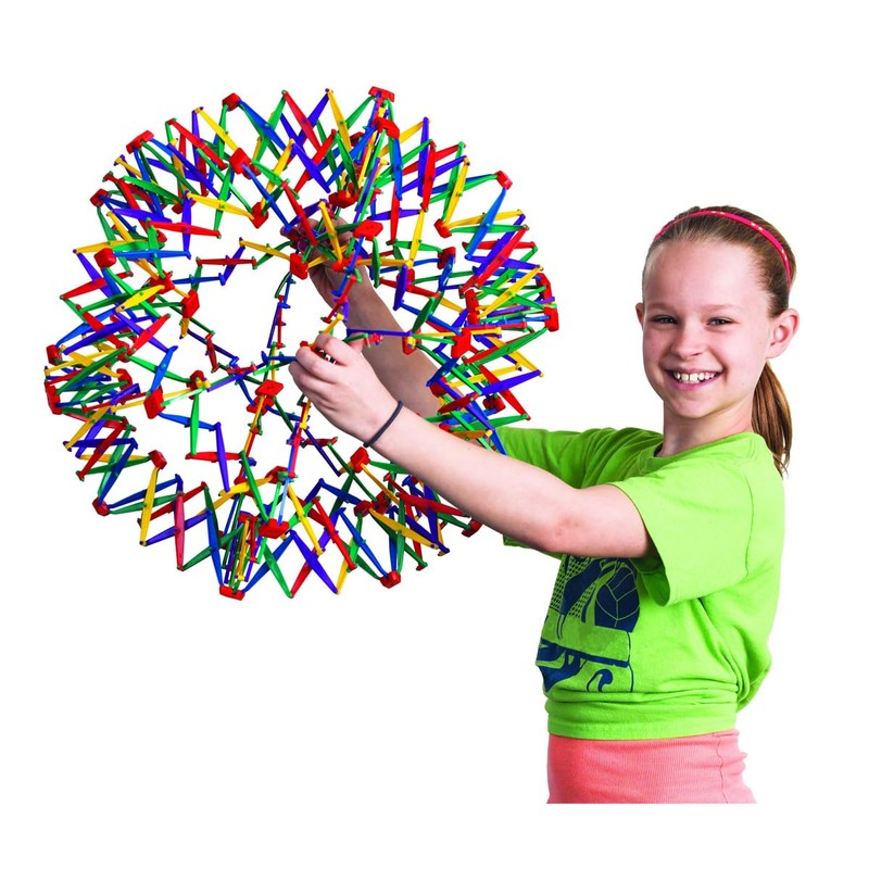Hoberman Sphere-Rainbow