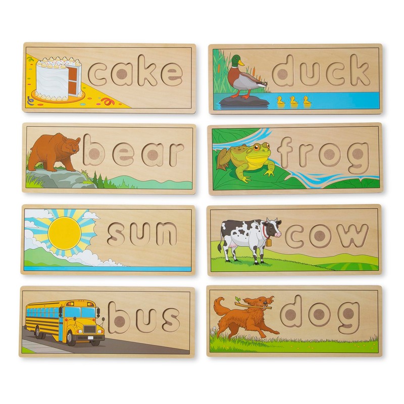 Melissa & Doug See & Spell Wooden Educational Toy with