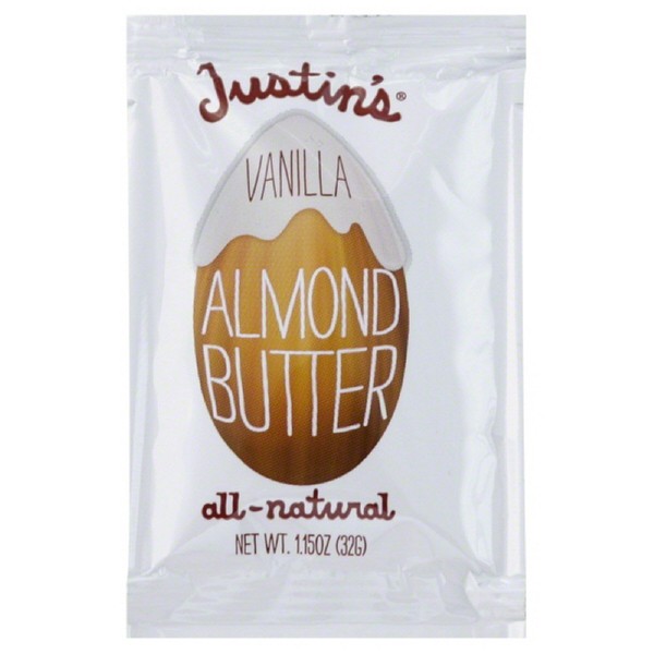 Justin's Natural Vanilla Almond Butter, 1.15 Ounce (Total of 30 Packets)
