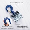 SHINICO 1Ton Four Cable Pulley Block, Heavy Duty Pulley System,