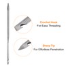 sourcing map Leather Canvas Sewing Awl Needles Set, Hand Sewing