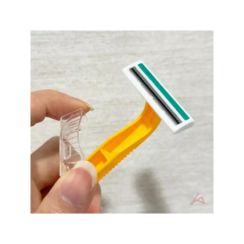 X2EA 2중날 일회용면도기(100개입) X2EA Double Edge Disposable Razor (100 Pieces)