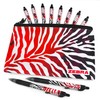 Zebra Z-Grip Smooth - Limited Edition Funky Flame Design -