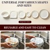 50 Reusable Aluminum Foil Food Covers, Home Dining Table &