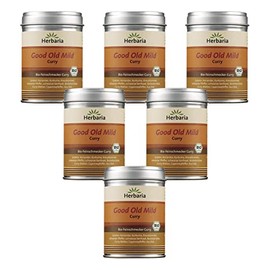 Herbaria Bio Good Old Mild Curry Organic M-Tin (6 x 80 g)