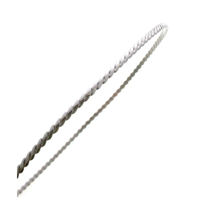Vingtaine HK-266 Metal Twist Headband, Hair Accessory, Thin, Simple, Brass