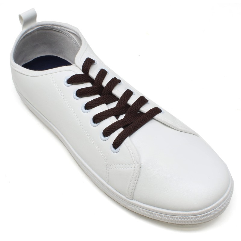 BCB Wear Flat Shoelaces 5/16" Wide Solid Colors Several Lengths