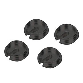 VGEBY 4Pcs Spring Retainers, Light Weight Aluminum RC Car Spring Retainers with Piston Heads RC Car Upgrade Accessory Fit for Slash 2WD RC Car 3768(BL Black) 3768 Spring Retainers