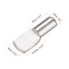 sourcing map 50pcs Shelf Support Peg 5mm/0.2" Spoon Shaped Iron