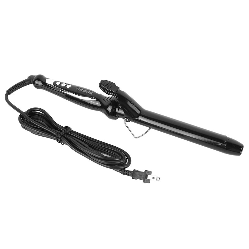 Curling Iron Adjustable Temperature Hair Curler Wand With Ceramic Coating