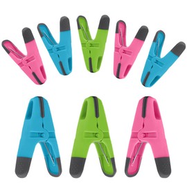 Soft Grip Clothes Pegs for Washing Line Strong & Durable Soft Grip Pegs Protect from Peg Stains - 24 Pcs Premium Quality Plastic Washing Pegs Clothes pins Ideal for Heavy Laundry - 3 Bright Colours