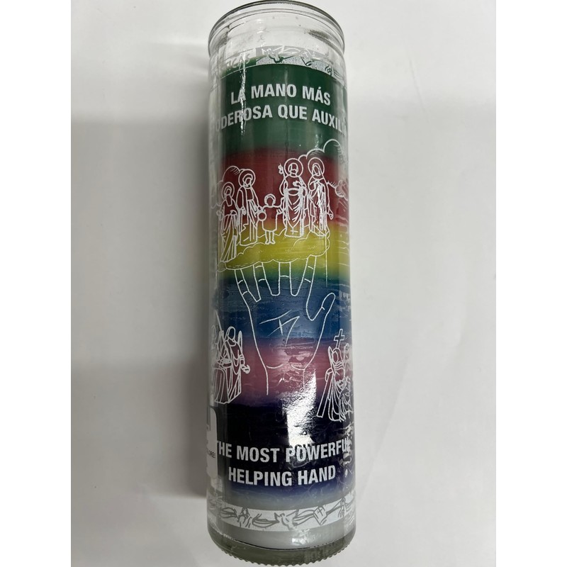 The Most Powerful Helping Hand 7 Color Pillar Candle in