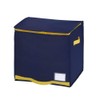 Towa Sangyo Futon Storage, Navy, Approx. 14.2 x 15.7 x