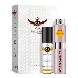 CA Perfume Duo Impression of Sol De Rio Crush 62 For Women Sprayer + Body Oil Roll-On Bottles 0.27 Fl Oz+0.33 Fl Oz