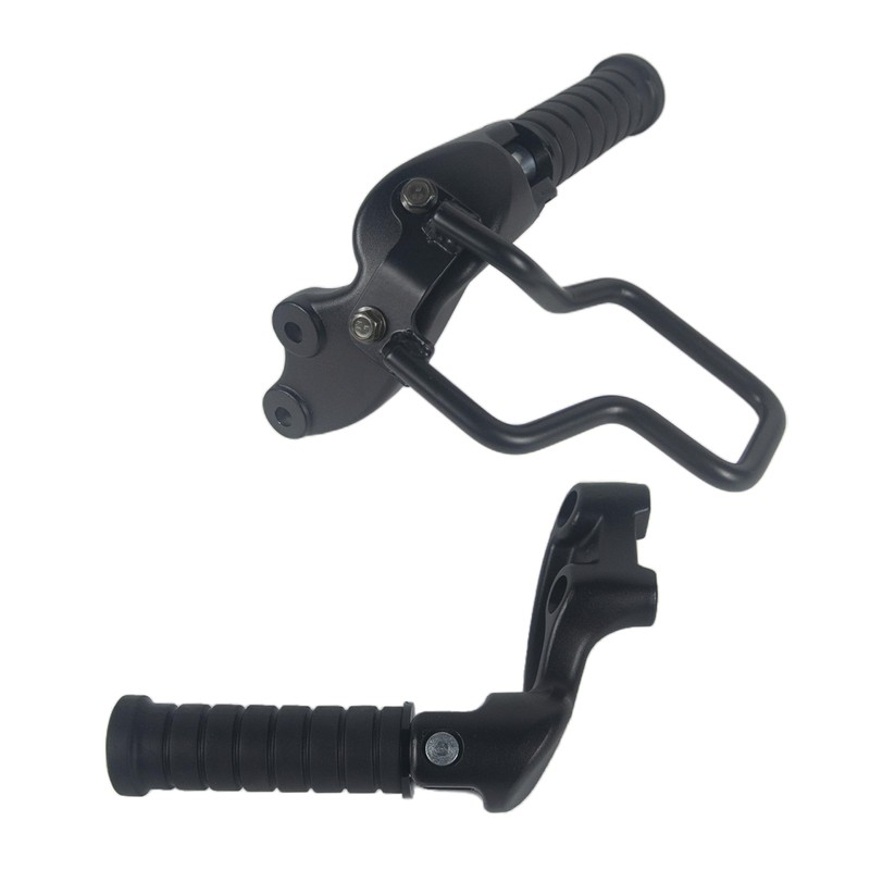 NANSENJPMP Motorcycle Passenger Footpegs with Heat Shield Bracket for Indian