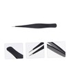 Healeved 6pcs Stainless Steel Eyelash Tweezers for Makeup Eyelash Extension