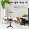 Desktop Drum Set- Perfect for Beginners and Drum Enthusiasts