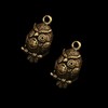 ZHIZHUO Owl Keychain, Copper Owl Figurine, Owl Key Chain, Key