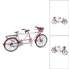Tandem Mini Bicycle Model High Simulation Exquisite Details Alloy Bike