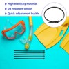 Zerodeko 10pcs Nylon Scuba Regulator Mouthpiece Tie Wrap with UV