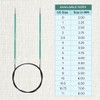 KnitPro Zing Fixed Circular Needles 16" (40cm) | Size 3.00mm