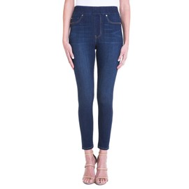 Liverpool Jeans Company Women's Farrah High Waist Pull-on Ankle in Silky Soft Denim Pants, Griffith Super Dark, 4