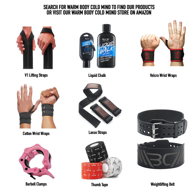 WARM BODY COLD MIND Premium Lifting Thumb Tape for Weightlifting,