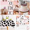 cocomigo 232 PCS Holy Cow I'm One Birthday Decorations Complete