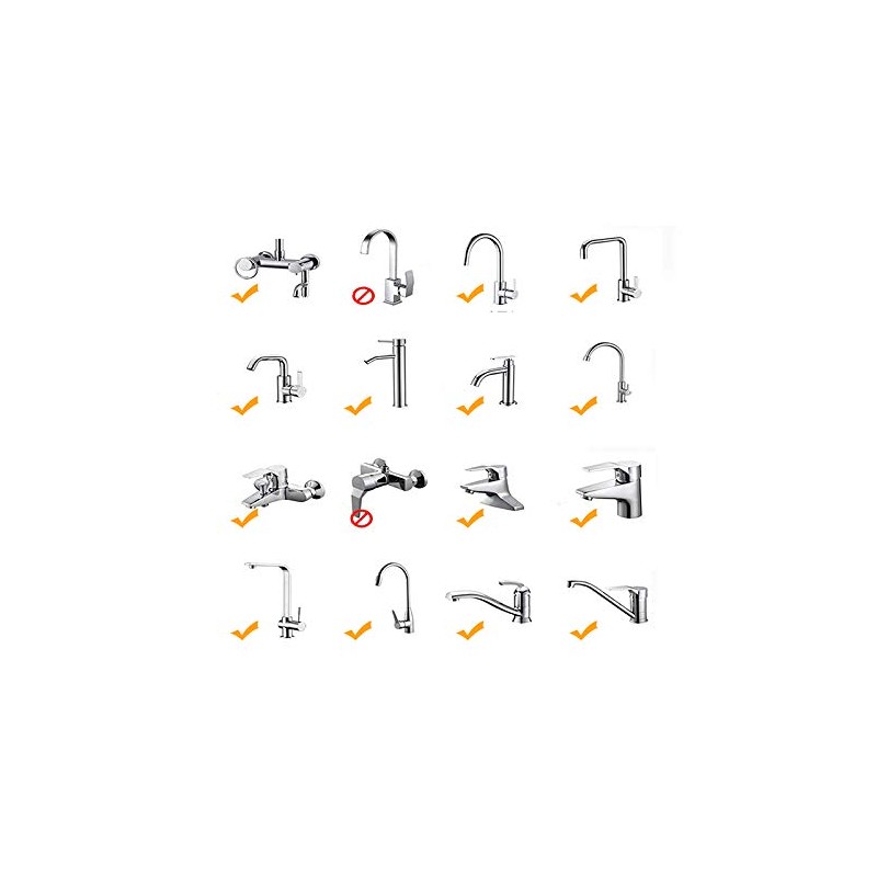 360 Rotate Swivel Water Saving Tap Aerator Diffuser Faucet Nozzle