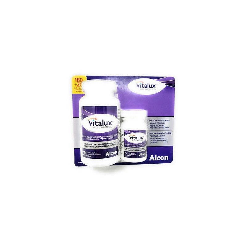 Vitalux Advanced Ocular Multivitamin - 180 + 20 Coated Caplets