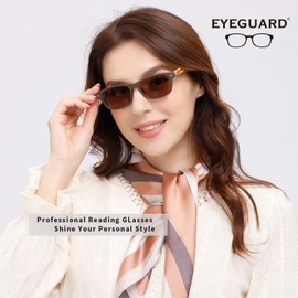 EYEGUARD Reading Sunglasses 3-Pack, UV400 Protection Outdoor Sun Readers, Classic Fashion Reader Sunglasses for Women and Men(3 Color, 1.00)…