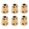 TUOREN Guitar String Through Body String Ferrules Compatible with Vintage