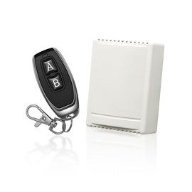 TOPENS HLR01 HomeLink Compatible Universal Receiver with Remote Control Transmitter for Automatic Swing Sliding Gate Opener Garage Door Opener, Security Gate Operator Accessory