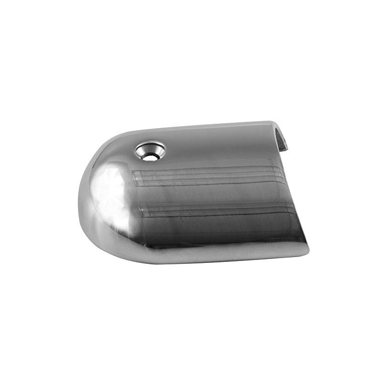 ''Taco" Rub Rail End Cap - 1-7/8" - Stainless Steel