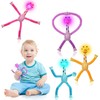 4 Pieces Giraffe Telescopic Suction Cup Toy, Giraffe Sensory Toy,