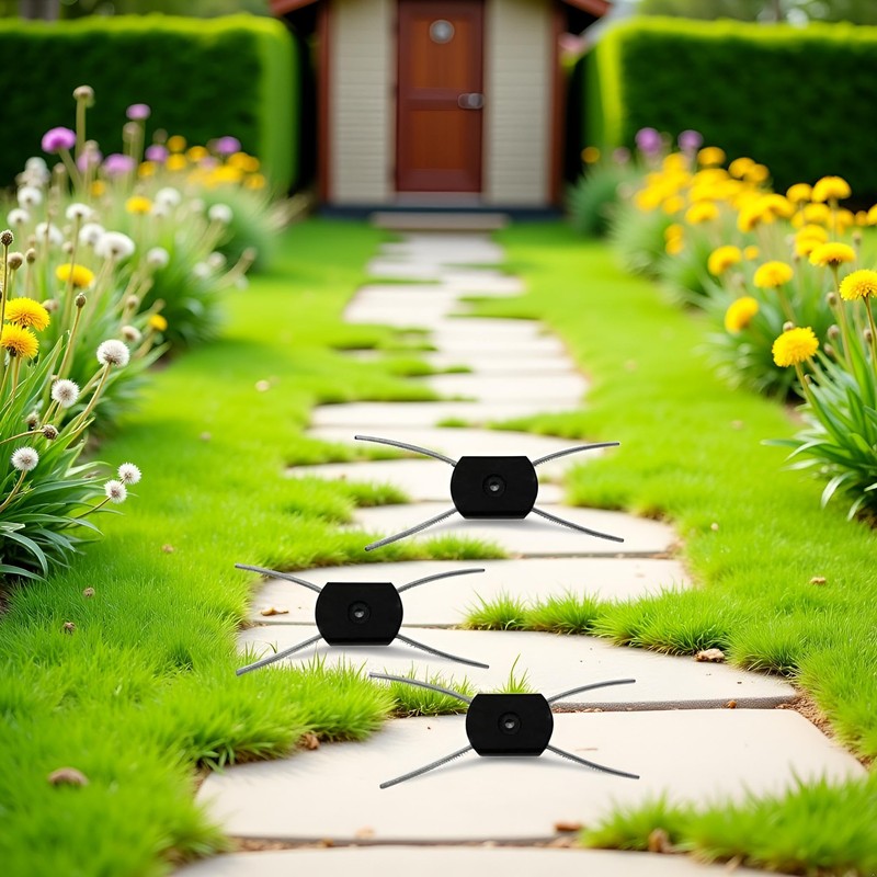 3pcs Black Universal Fit String Trimmer Replacement Head,Electric Weed Eater