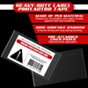 Janlaugh 50 Pcs Industrial Clear Label Protectors 10 x 6