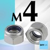 Premium Locking Nuts Nylon insert Lock Nut Steel Nyloc DIN